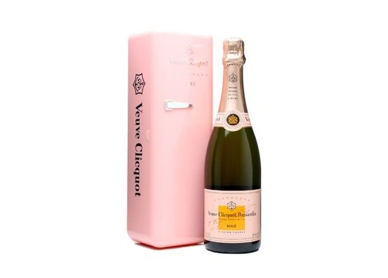 VEUVE CLICQUOT ROSE FRIGDE + GIFT BOX, bauturi fine, sampanie, champagne, veuve clicquot