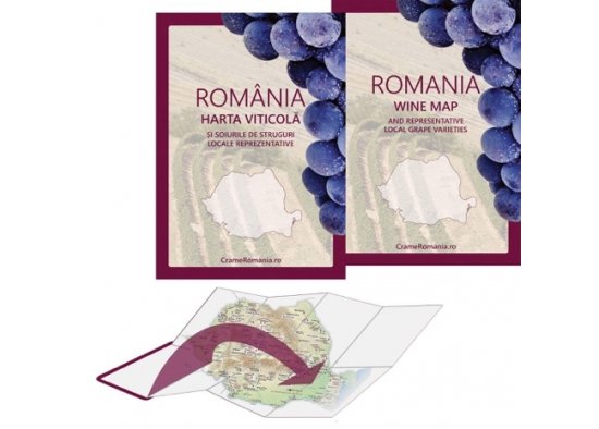 ROMANIA WINE MAP, 