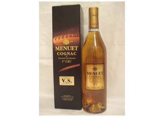 COGNAC MENUET VS GRANDE CHAMPAGNE, cognac, menuet vs grande champagne